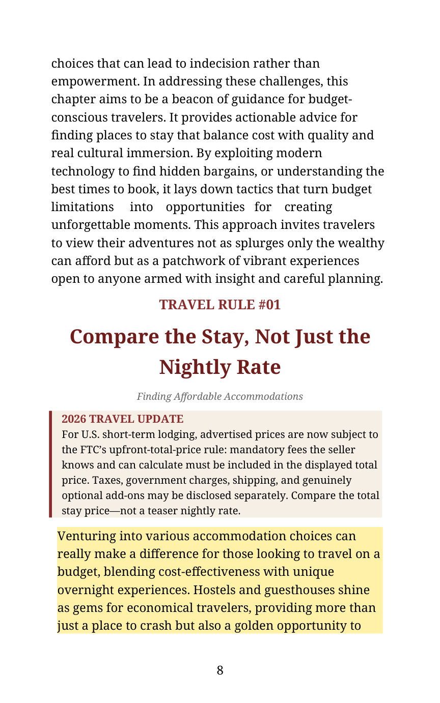 Actual page 8 featuring Travel Rule 01
